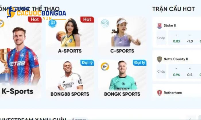 Giao diện 8live thu hút ngay từ cái nhìn đầu tiên